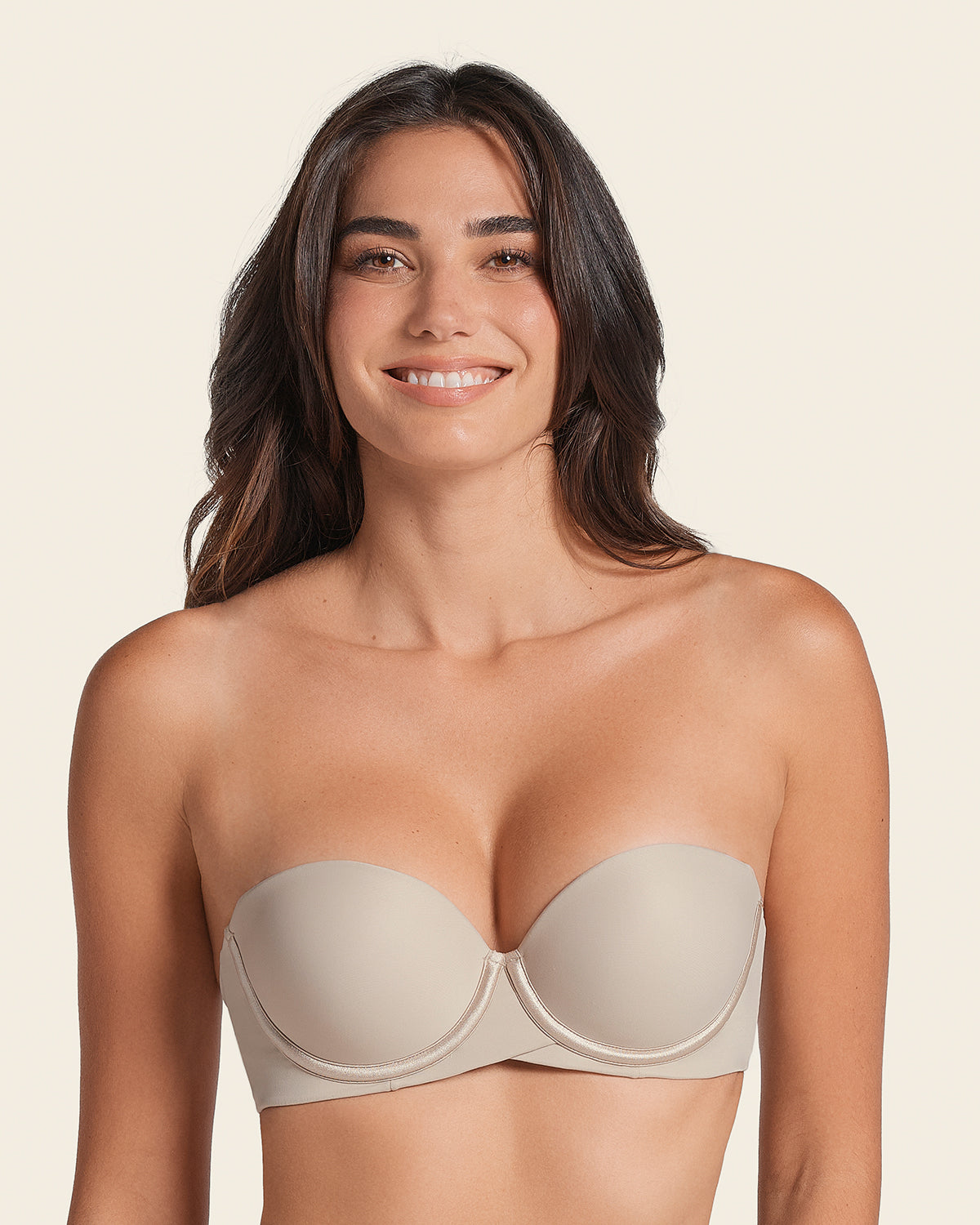 Extreme Push up Strapless Bra Add 2 Sizes