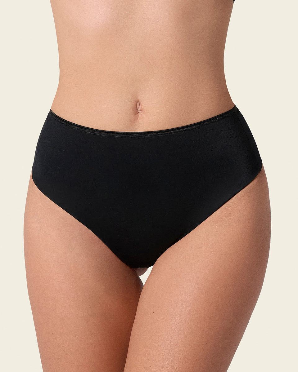 Braga faja tanga de control fuerte tiro alto