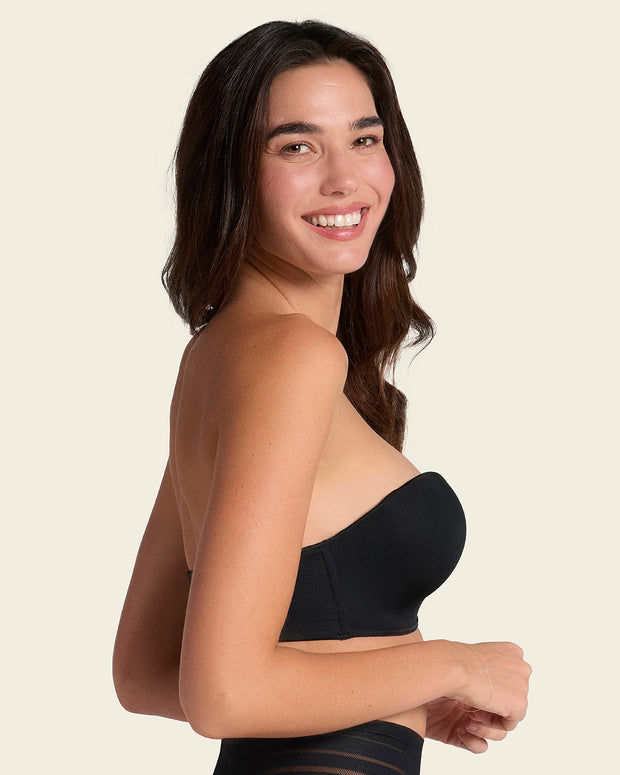 Sujetador wow de triple relleno ideal como sin tirantes#color_700-negro