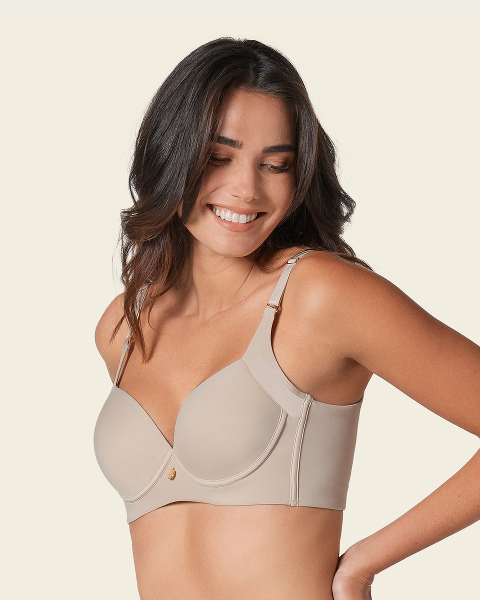 Sujetador de push up suave y cubrimiento alto en sisa y espalda Cover Bra