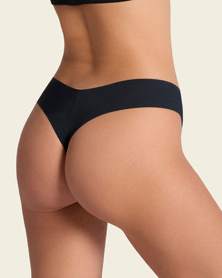 Braga tanga invisible ultraplana sin elásticos y de pocas costuras#color_785-negro