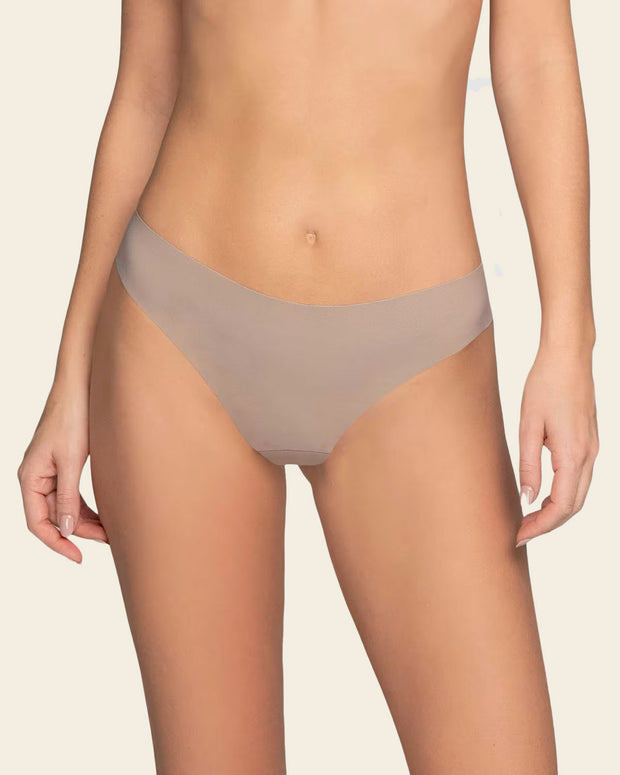 Braga tanga invisible ultraplana sin elásticos y de pocas costuras#color_891-nude