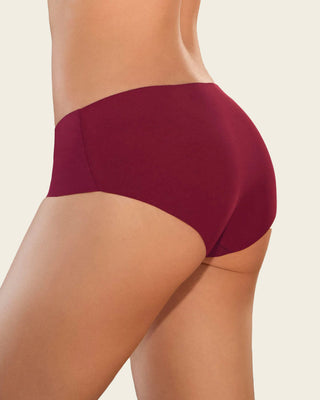 Braga culotte invisible ultraplano sin elásticos y de pocas costuras#color_240-vino