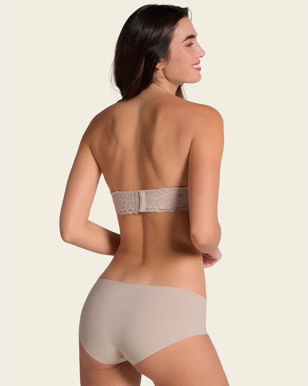 Braga culotte invisible ultraplano sin elásticos y de pocas costuras#color_802-habano-claro