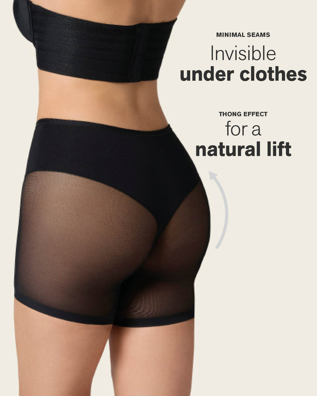 Braga faja invisible de control moderado efecto tanga#color_700-negro