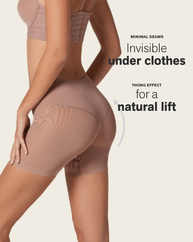 Braga faja invisible de control moderado efecto tanga#color_857-habano