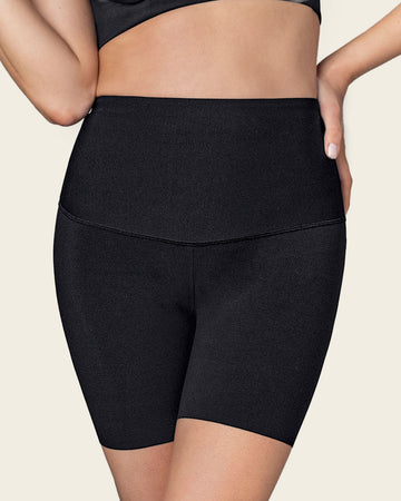 Short de control de abdomen y cintura que disimula la celulitis#color_700-negro