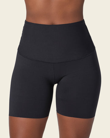 Short de control de abdomen y cintura que disimula la celulitis#color_700-negro