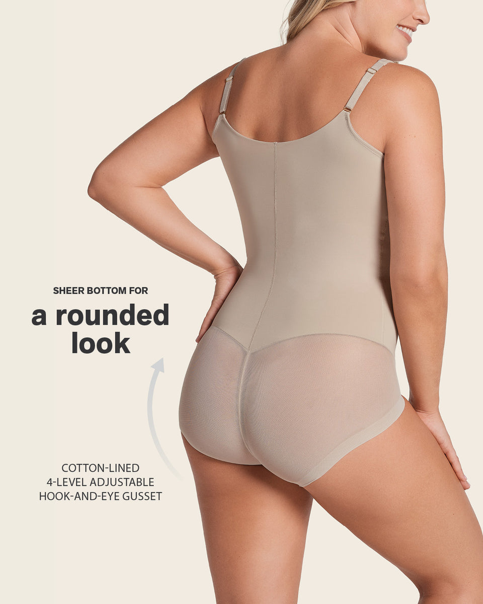 Camille Women's Underwired Shapewear Body Floral Lace Ladies Non Padded Cup Top | UK - Foto 12