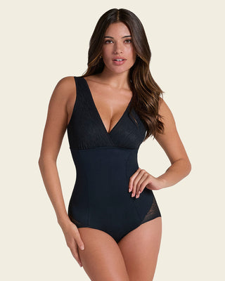 Faja tipo body con bralette incorporado con control de abdomen#color_700-negro