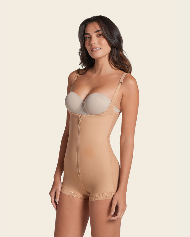 Faja estilo body de compresión fuerte levanta glúteos#color_880-beige