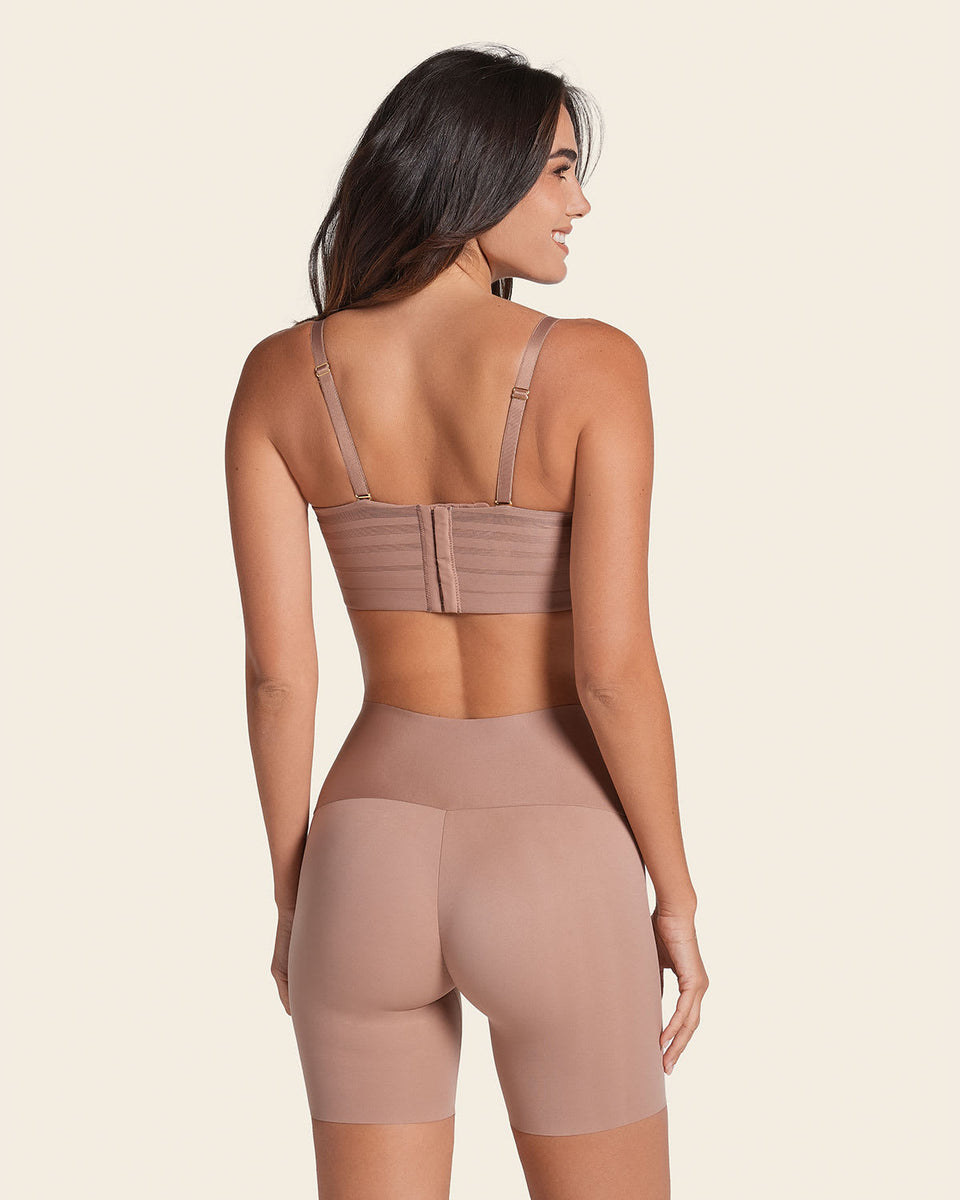 thumbnail image 2 of Surpasson Stay-in-Place Seamless Shaper Short, Tummy Control Shapewear 2 of 11