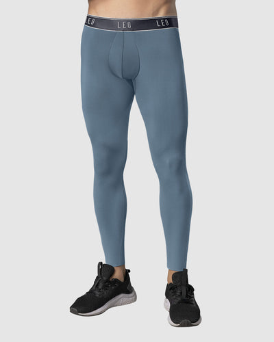 Licra deportiva en microfibra con mallas transpirables para hombre#color_544-azul-medio