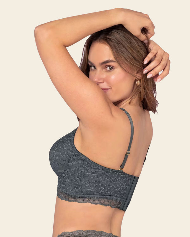 Sujetador tipo bustier sexy support con cubrimiento de espalda#color_784-gris-oscuro