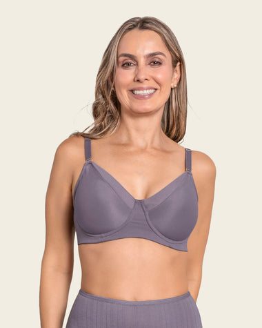 Sujetador clásico con transparencia: natural support#color_707-morado