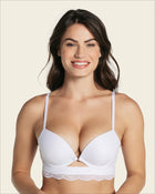 Sujetador doble push up con escote profundo en espalda sexy back