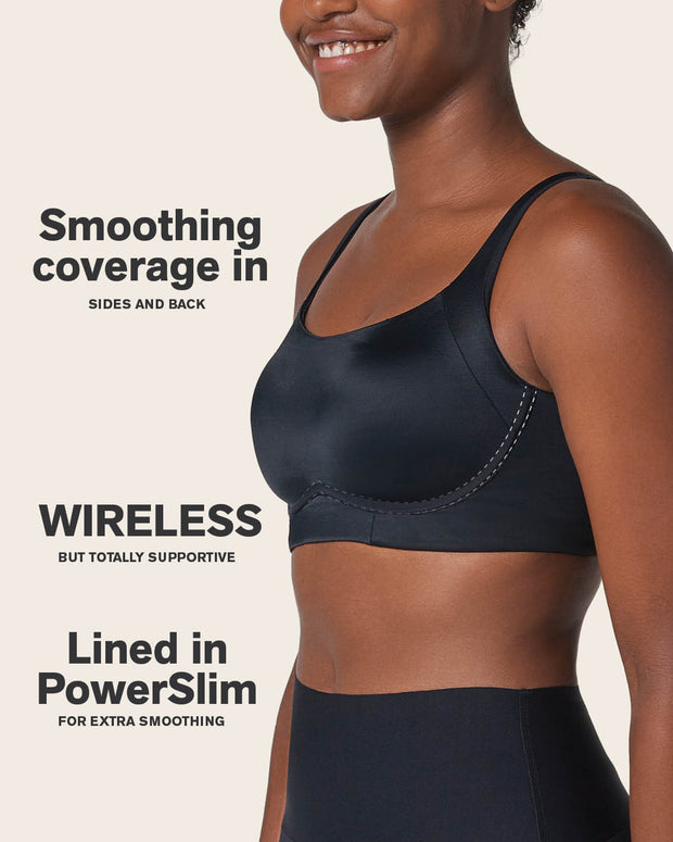 Sujetador sin aro ultracomodo de alto soporte y cubrimiento everyday bra#color_700-negro