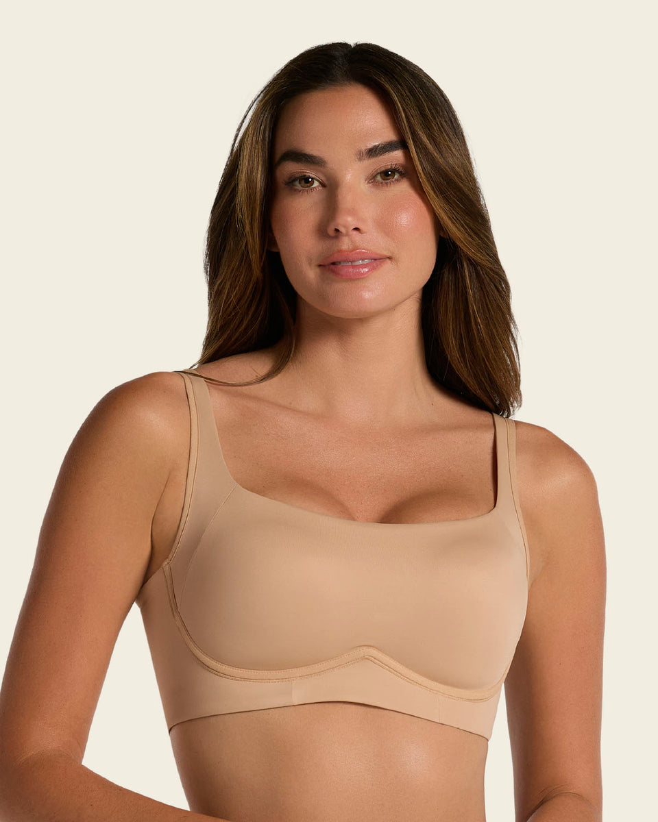 Sujetador sin aro ultracomodo de alto soporte y cubrimiento everyday bra