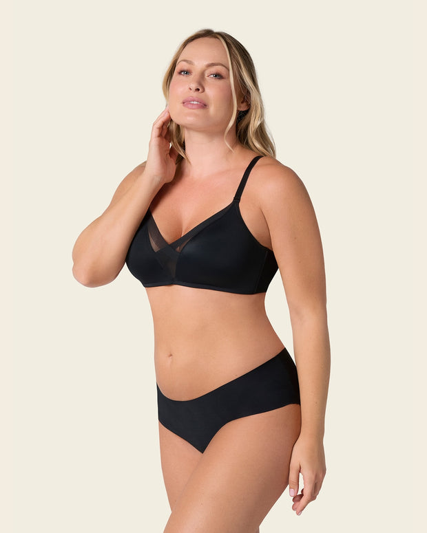 Sujetador sin aro de push up alto incorporado Magical Bra#color_700-negro