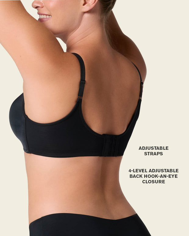 Sujetador sin aro de push up alto incorporado Magical Bra#color_700-negro