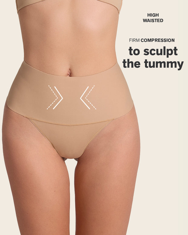 Braga faja con fajón ancho de control fuerte tiro alto#color_801-habano-claro