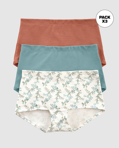 3 bóxers en algodón elástico con buen cubrimiento#color_s37-estampado-verde-azul-terracota