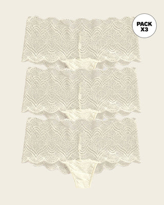 Paquete x 3 braguita en encaje con transparencias y bordes redondeados#color_253-marfil