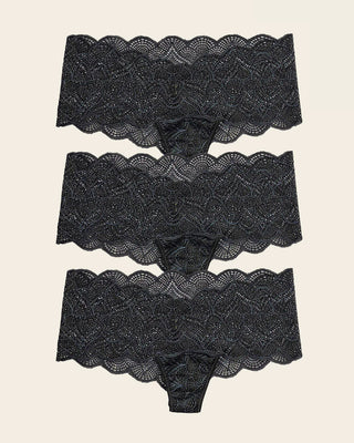 Paquete x 3 braguita en encaje con transparencias y bordes redondeados#color_700-negro