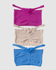 Paquete x 3 cómodos tops sin aro#color_s36-rosado-claro-azul-medio-morado