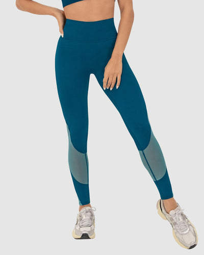 Legging con mallas laterales Leonisa Active by Silvy Araujo#color_541-azul