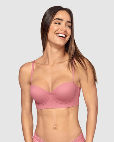 Sujetador de push up medio con aro#color_348-rosa-medio