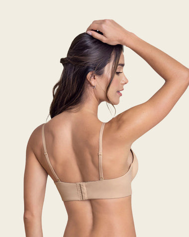 Sujetador triangular de push up alto#color_802-habano-claro