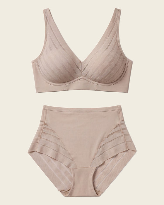 Daily Bra + Stripe Undetectable in Nude