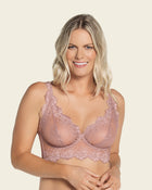 Sujetador tipo bralette en encaje y transparencias