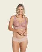 Sujetador tipo bralette en encaje y transparencias