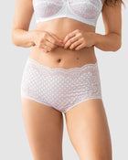 Braga clásica en encaje techno-lace