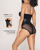 Faja cinturilla de control extrafuerte en látex