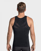 Camiseta ajustada para hombre de compresión suave en microfibra#color_700-negro