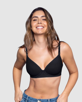 Sujetador multitallas con ajuste flexible en espalda#color_700-negro