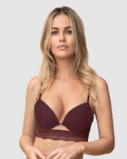 Sujetador doble push up con escote profundo en espalda sexy back