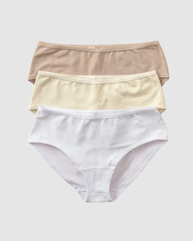 3 culottes en algodón máxima comodidad y frescura#color_s04-habano-blanco-marfil