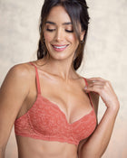 Sujetador push up suave en encaje