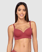 Sujetador triangular de push up alto